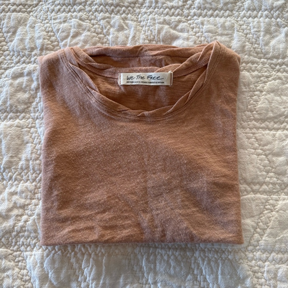 Free People/We the Free Coral, Sleeveless “Pearl Tank” - Picture 6 of 9